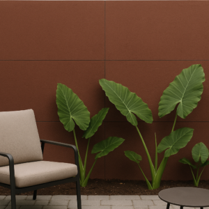 MODIFIED CLAYWALL TILES RUST BOARD MEDIUM PLAID
